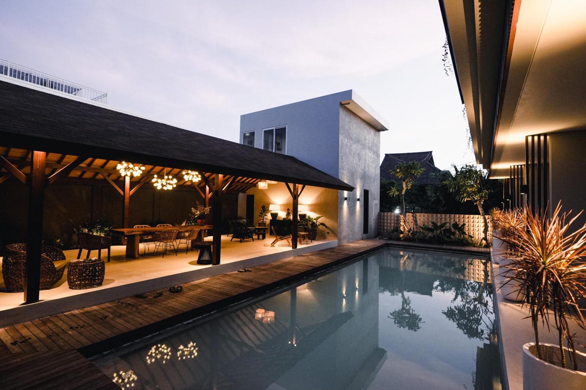 Luna Ola Villa Berawa Canggu  Luaran gambar